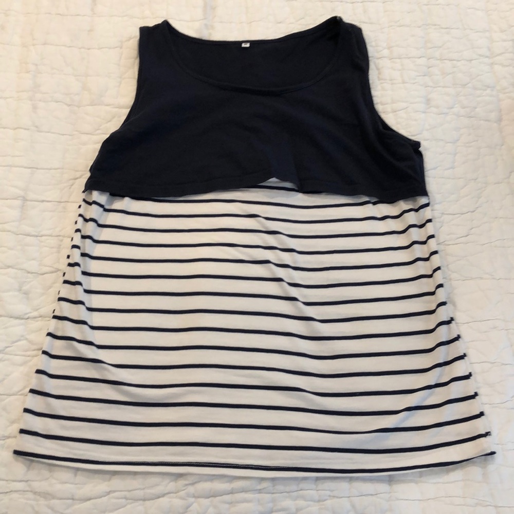 Nursing tank top